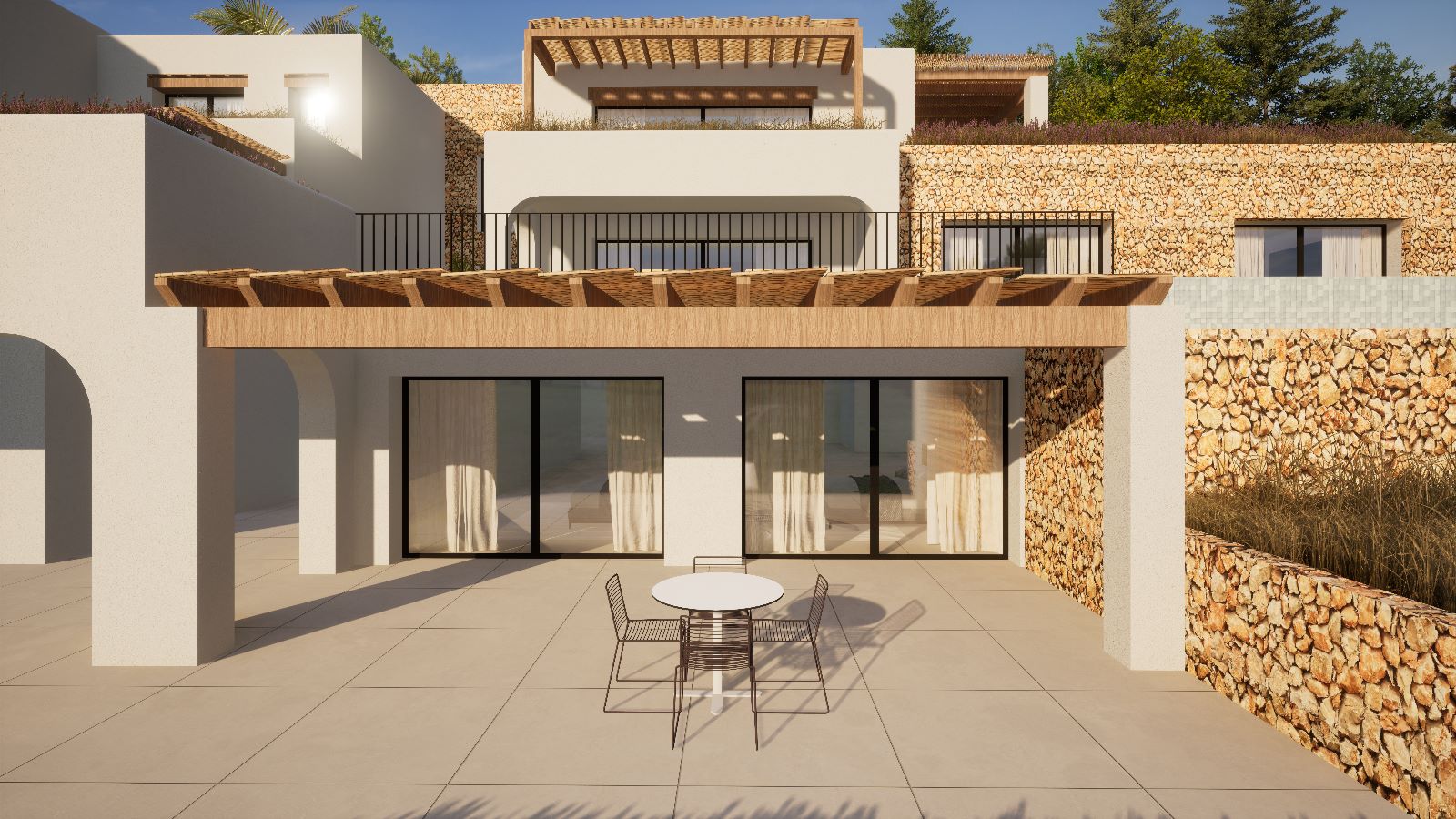 VD50197 villa neuve style ibiza moraira espagne horizon (6)