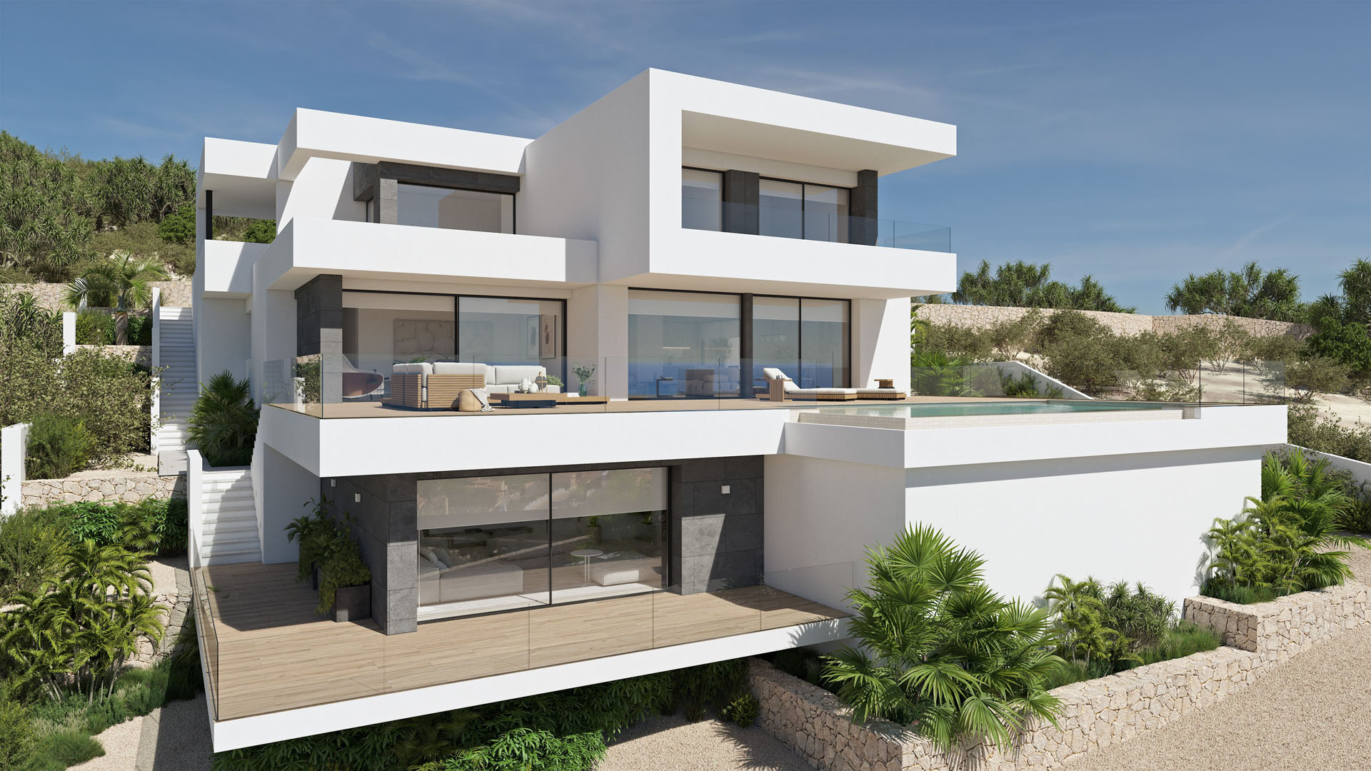 villa contemporaine cumbre del sol costa blanca espagne horizon (1)