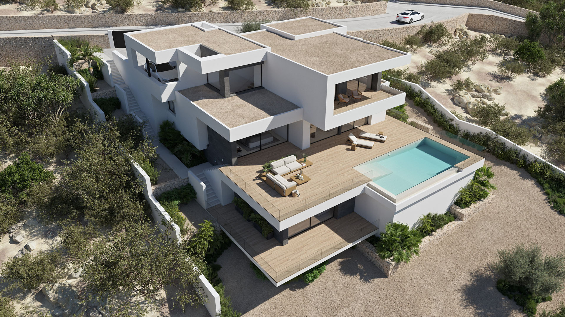 villa contemporaine cumbre del sol costa blanca espagne horizon (3)